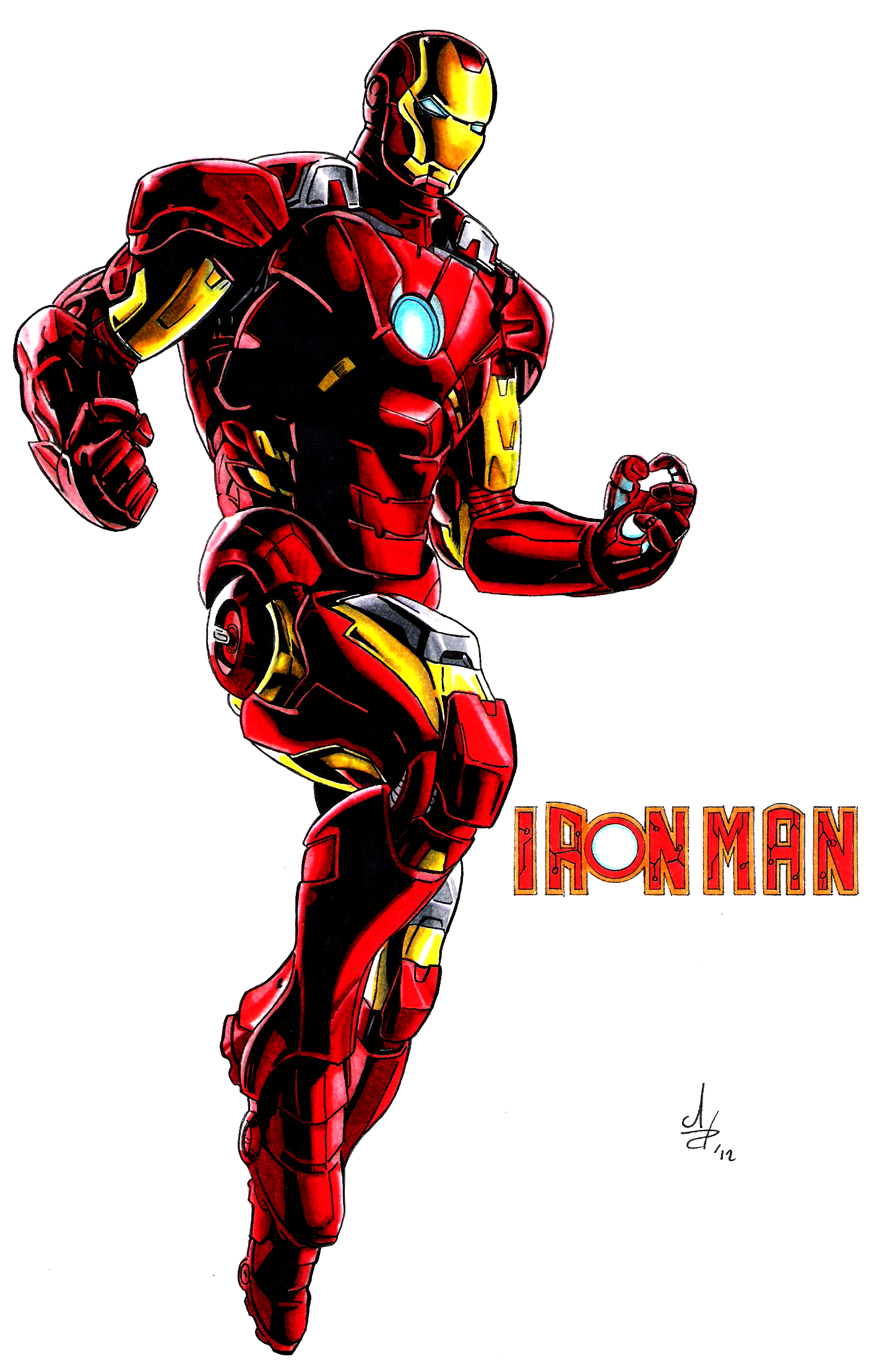 Iron Man comic cartoon wallpapers