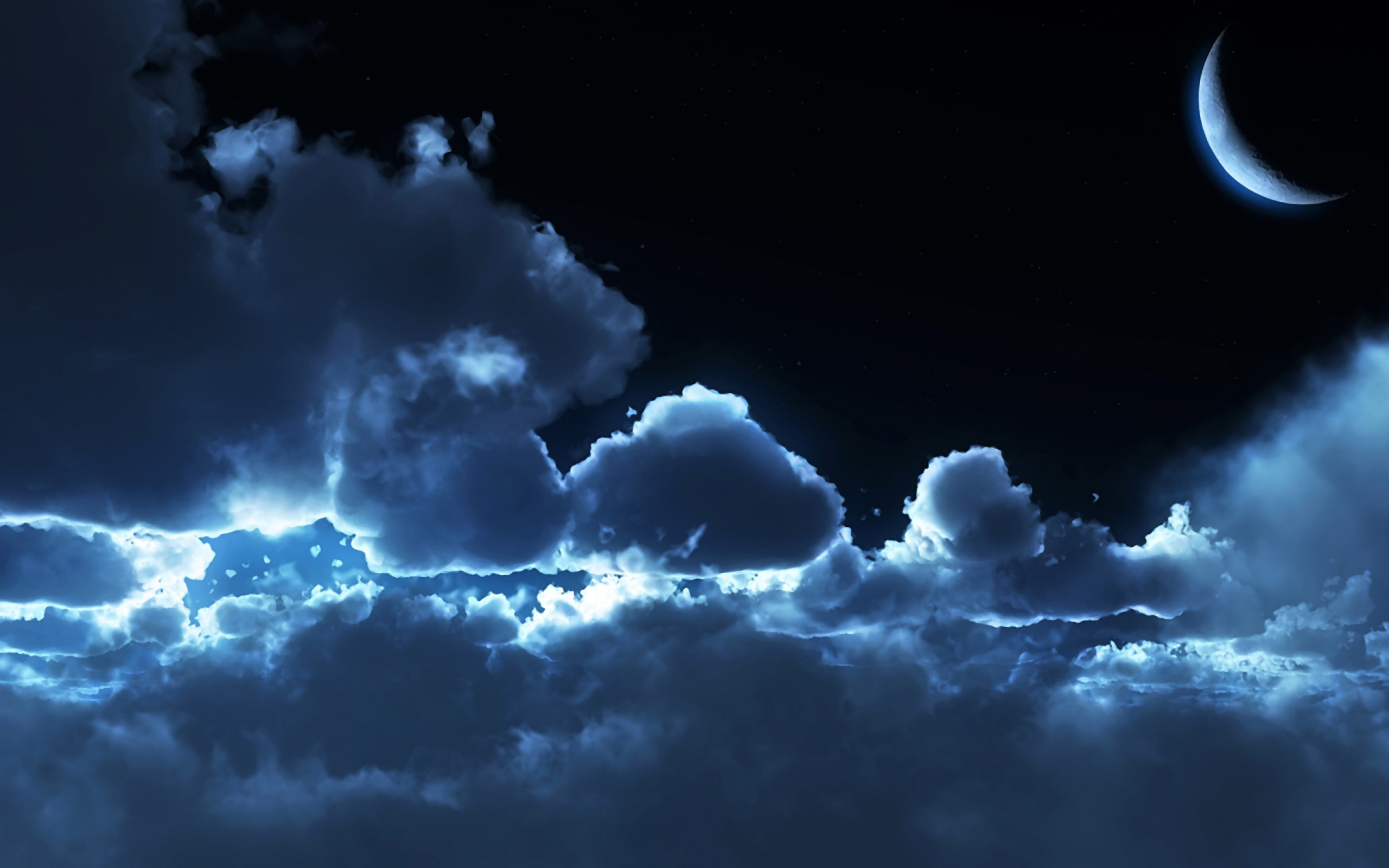 Night Cloud Wallpaper Hd Pixelstalknet