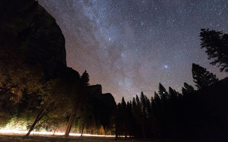 Yosemite Night Wallpaper Pixelstalk Net