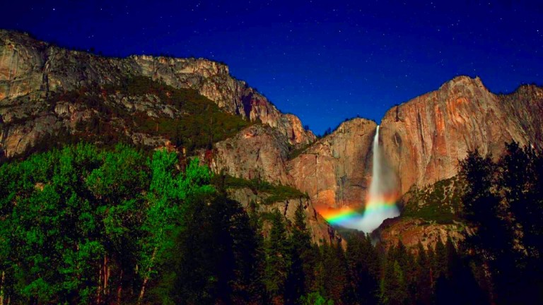 Yosemite Night Wallpaper Pixelstalk Net