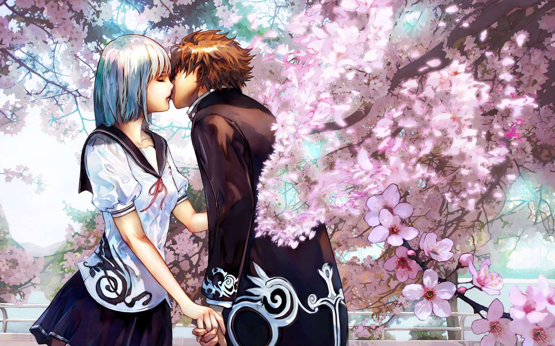 HD Cute Anime Couple Backgrounds