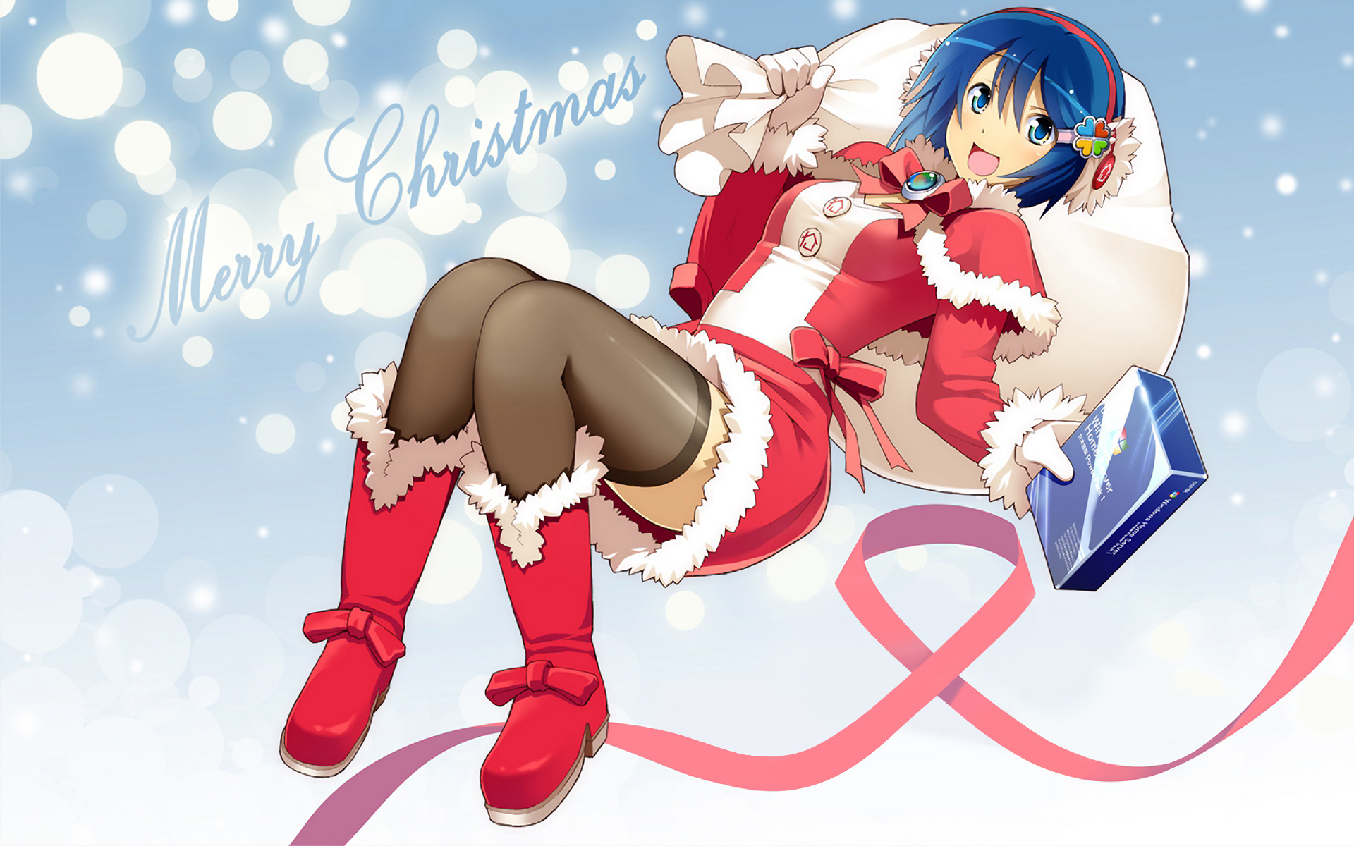 Cute Anime Girl Christmas Wallpapers HD  PixelsTalkNet
