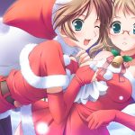 free-cute-anime-girls-in-christmas-wallpaper_1440x900