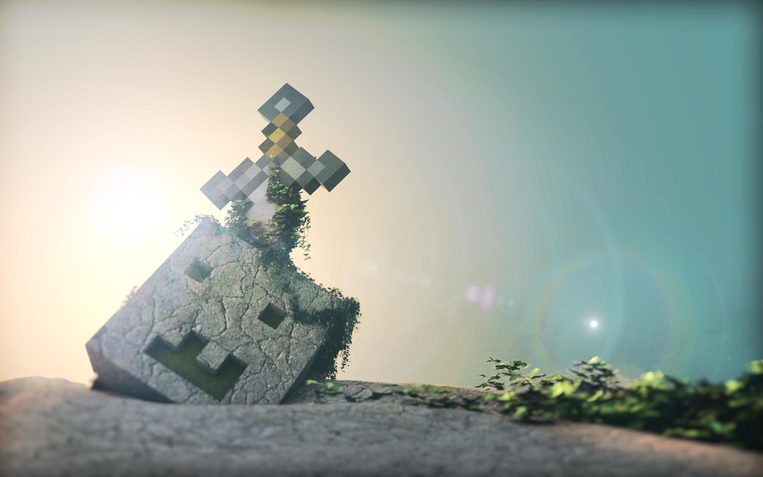 What is the title of this picture ? Minecraft Background Free download | PixelsTalk.Net