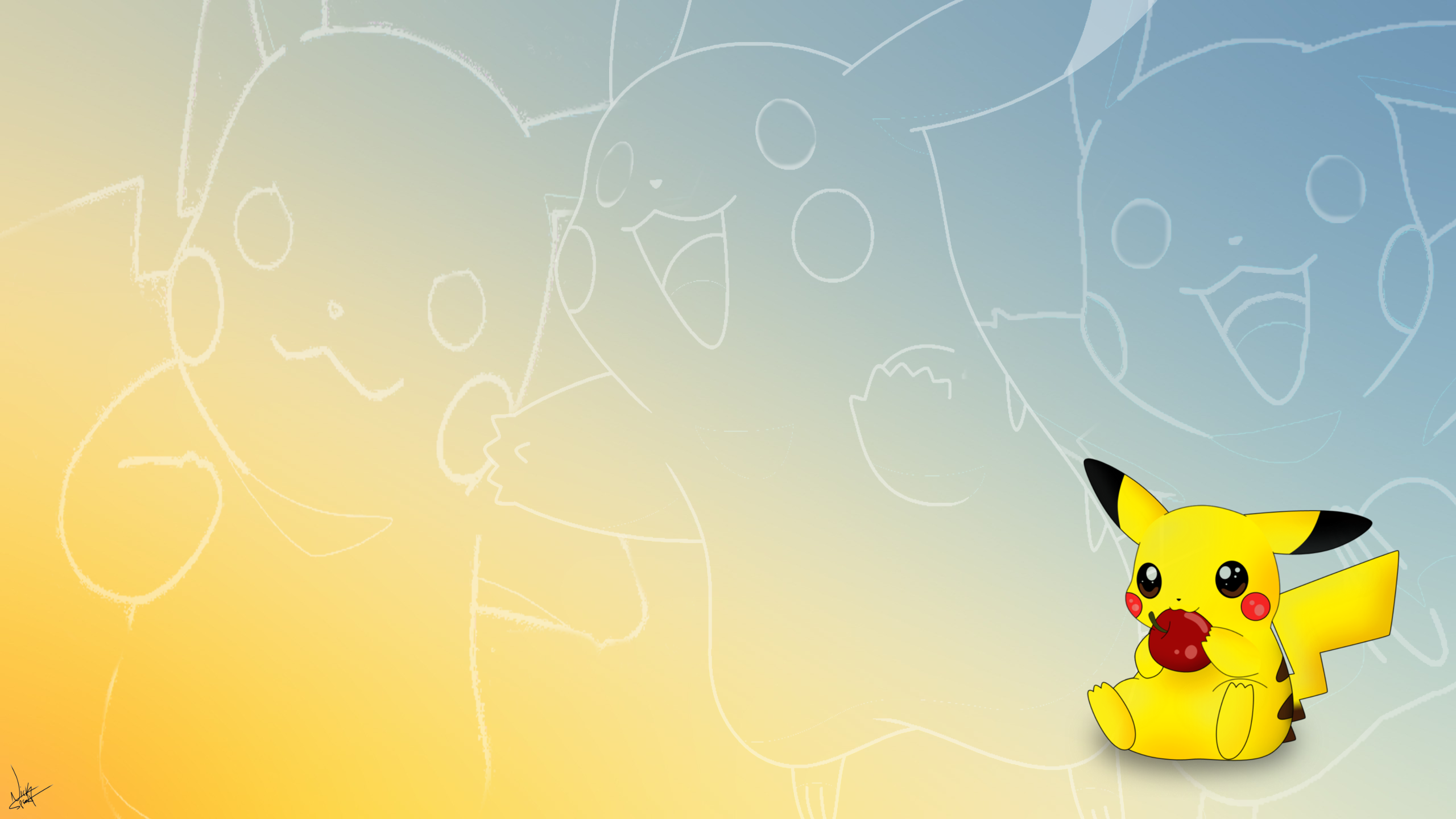 Pokemon  Little Pikachu 2K wallpaper download
