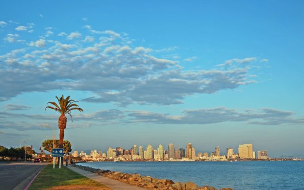 California beach wallpaper 1080P.