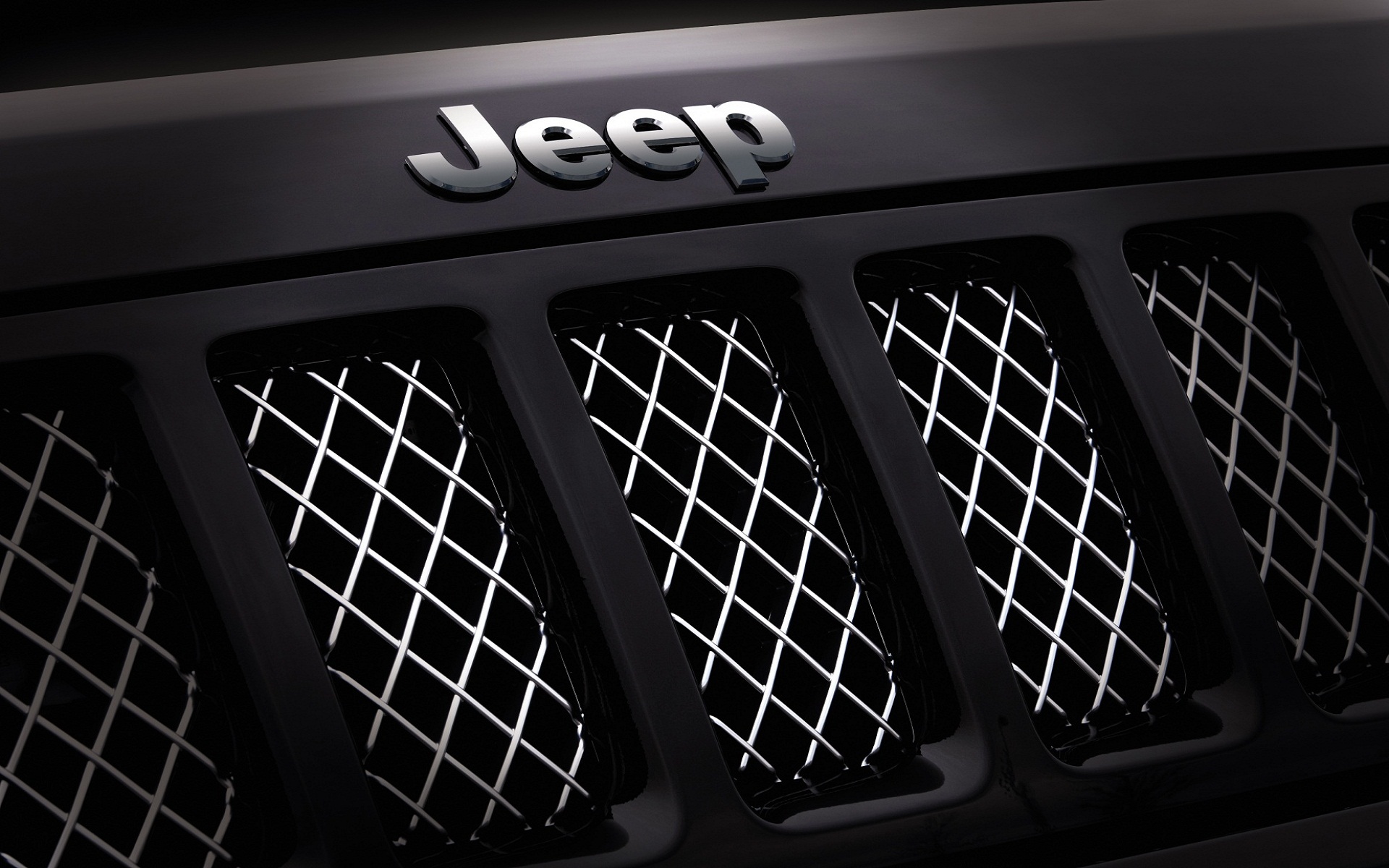 Black Jeep Logo Background