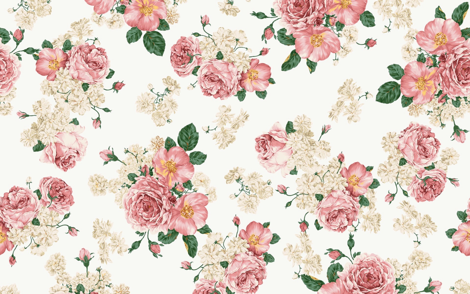 Vintage Floral Wallpaper HD - PixelsTalk.Net