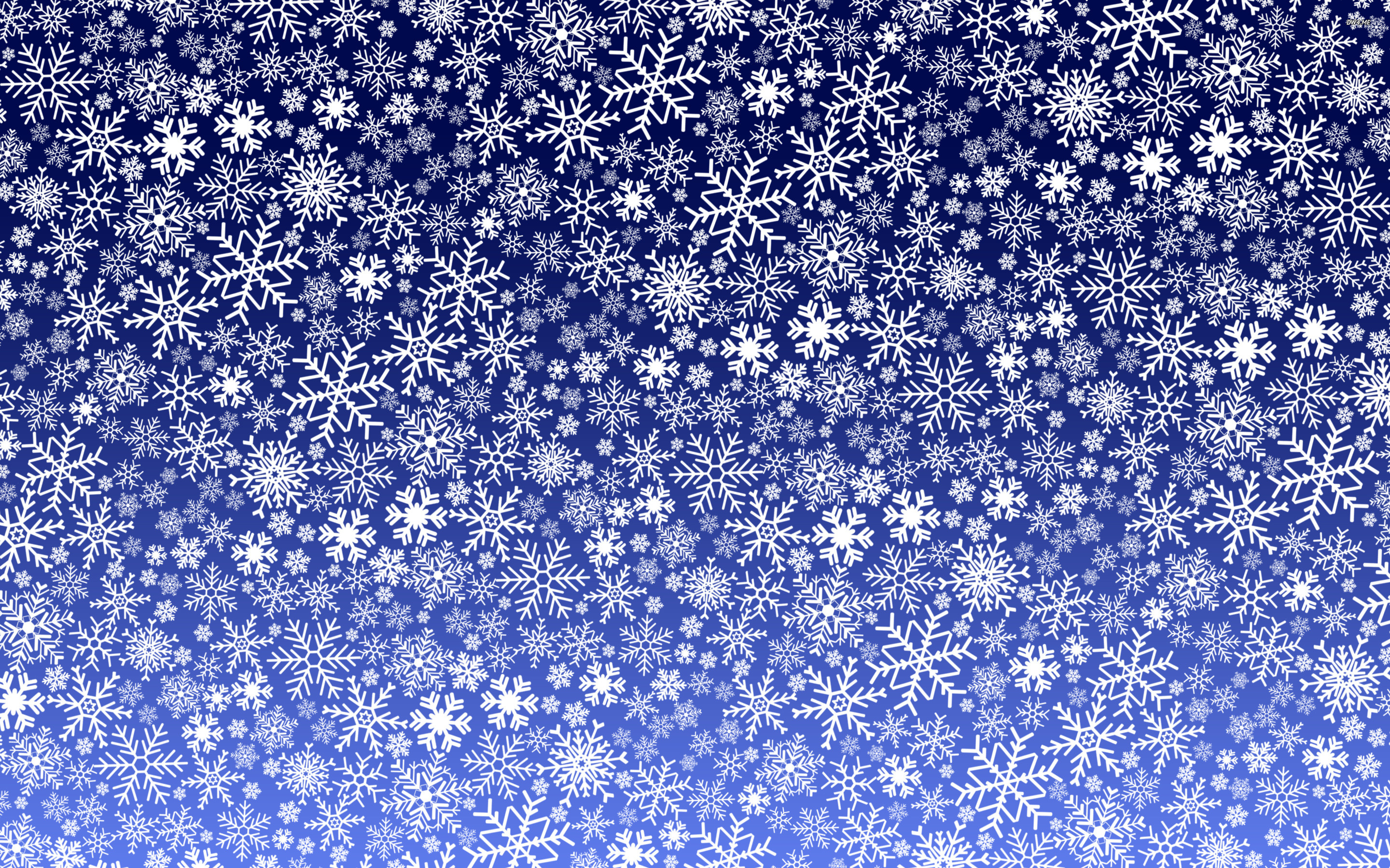 Snowflake in winters 2K wallpaper download