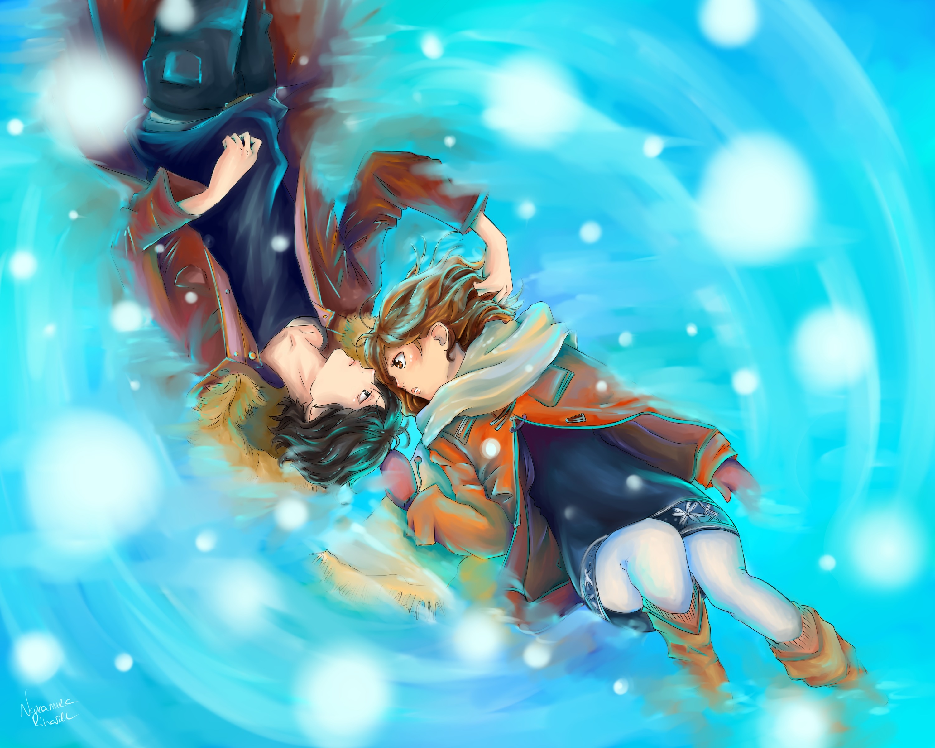 Cute Anime Couple Images ~ Anime Couple Cute Hd Backgrounds Pixelstalk ...