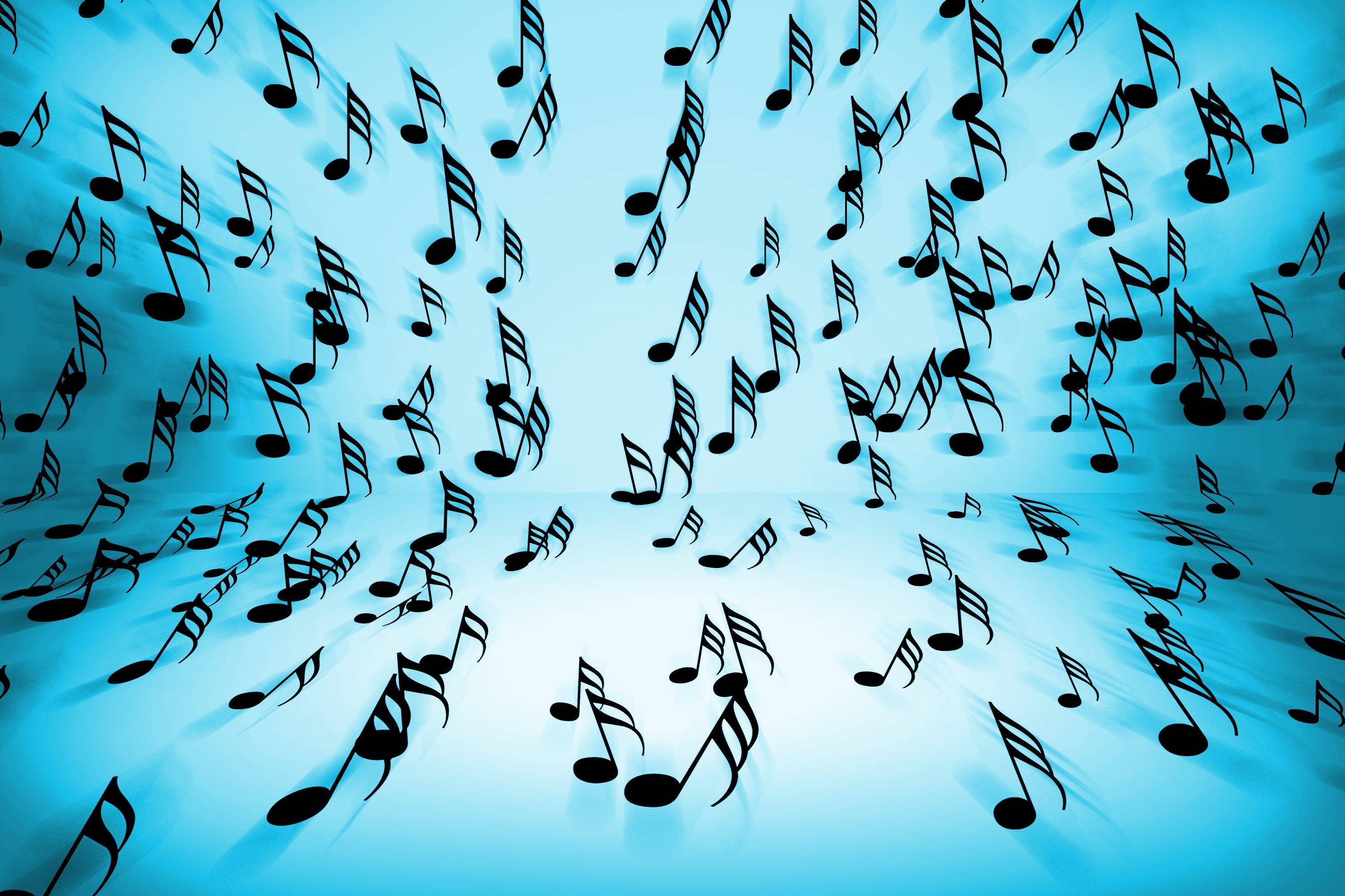 Music Note Green Background HD Music Wallpapers  HD Wallpapers  ID 75200