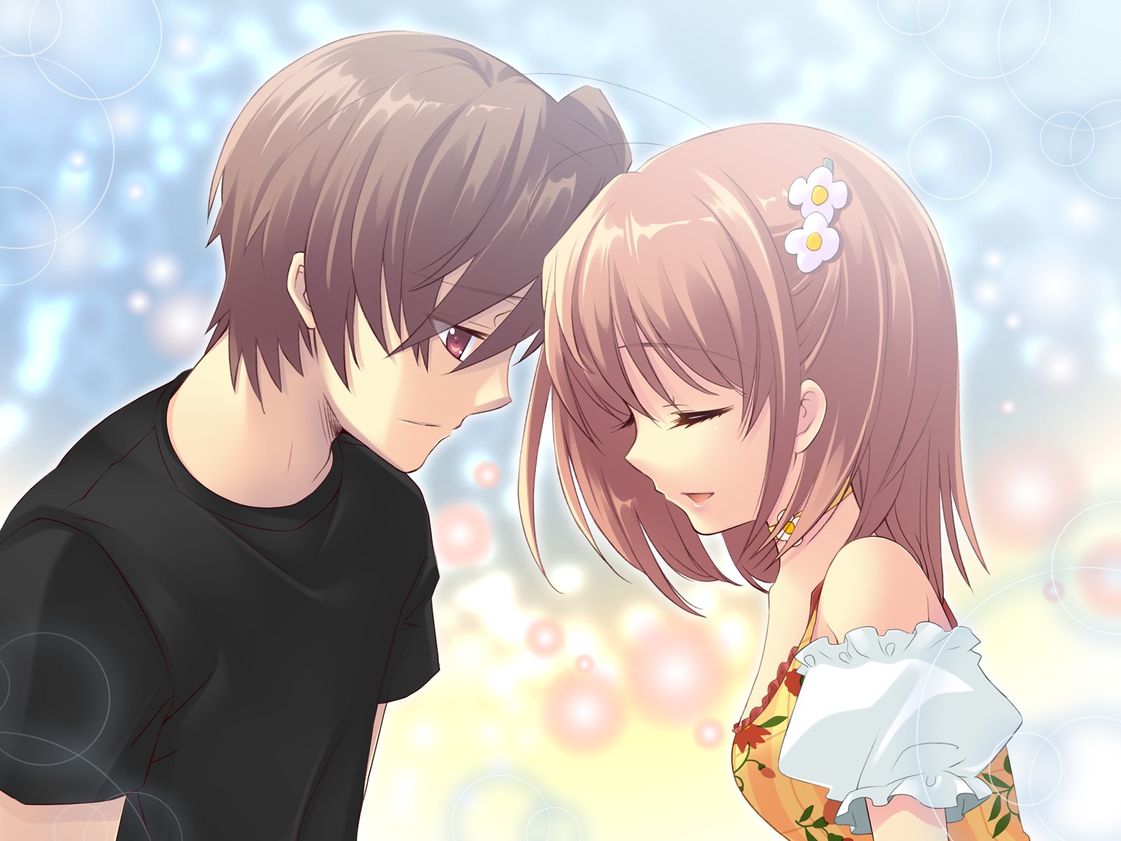 Hd Cute Anime Couple Backgrounds - Pixelstalk.net