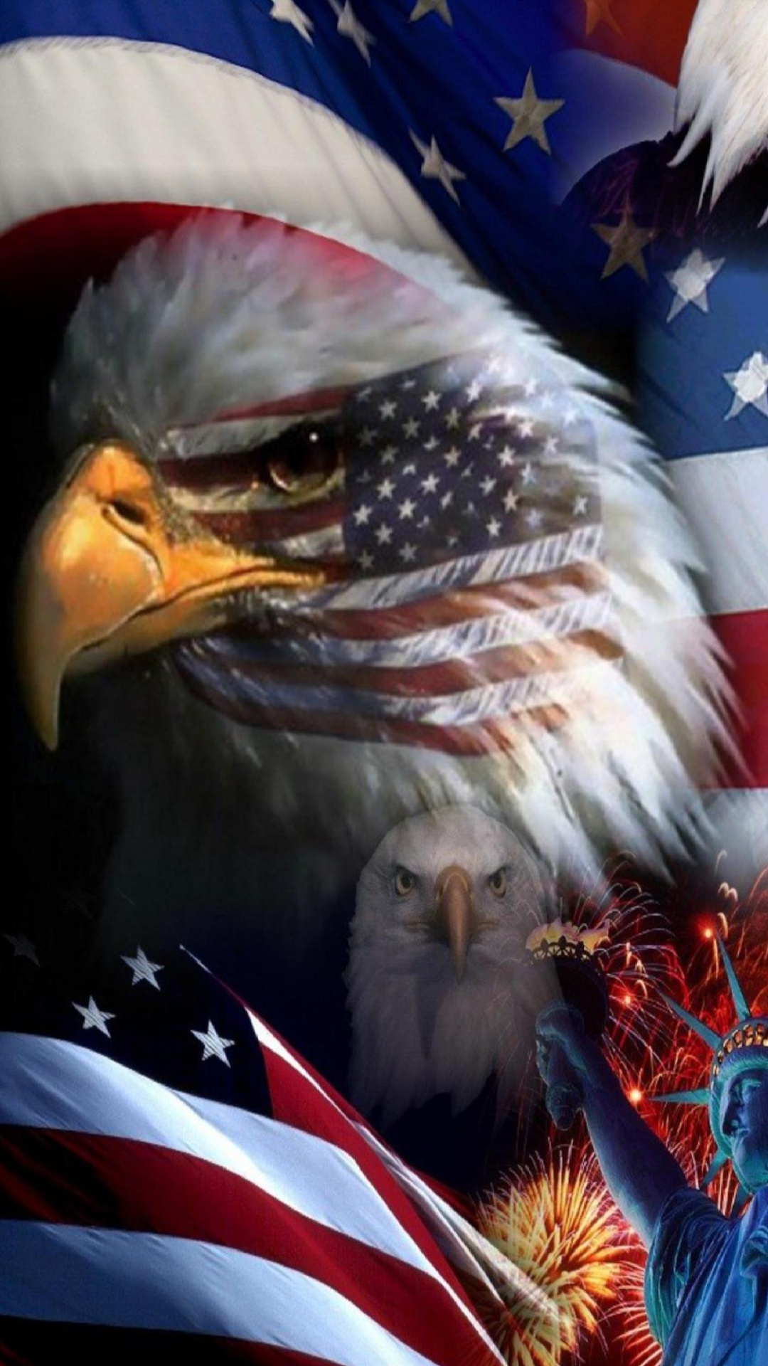 Eagle Wallpaper American Flag