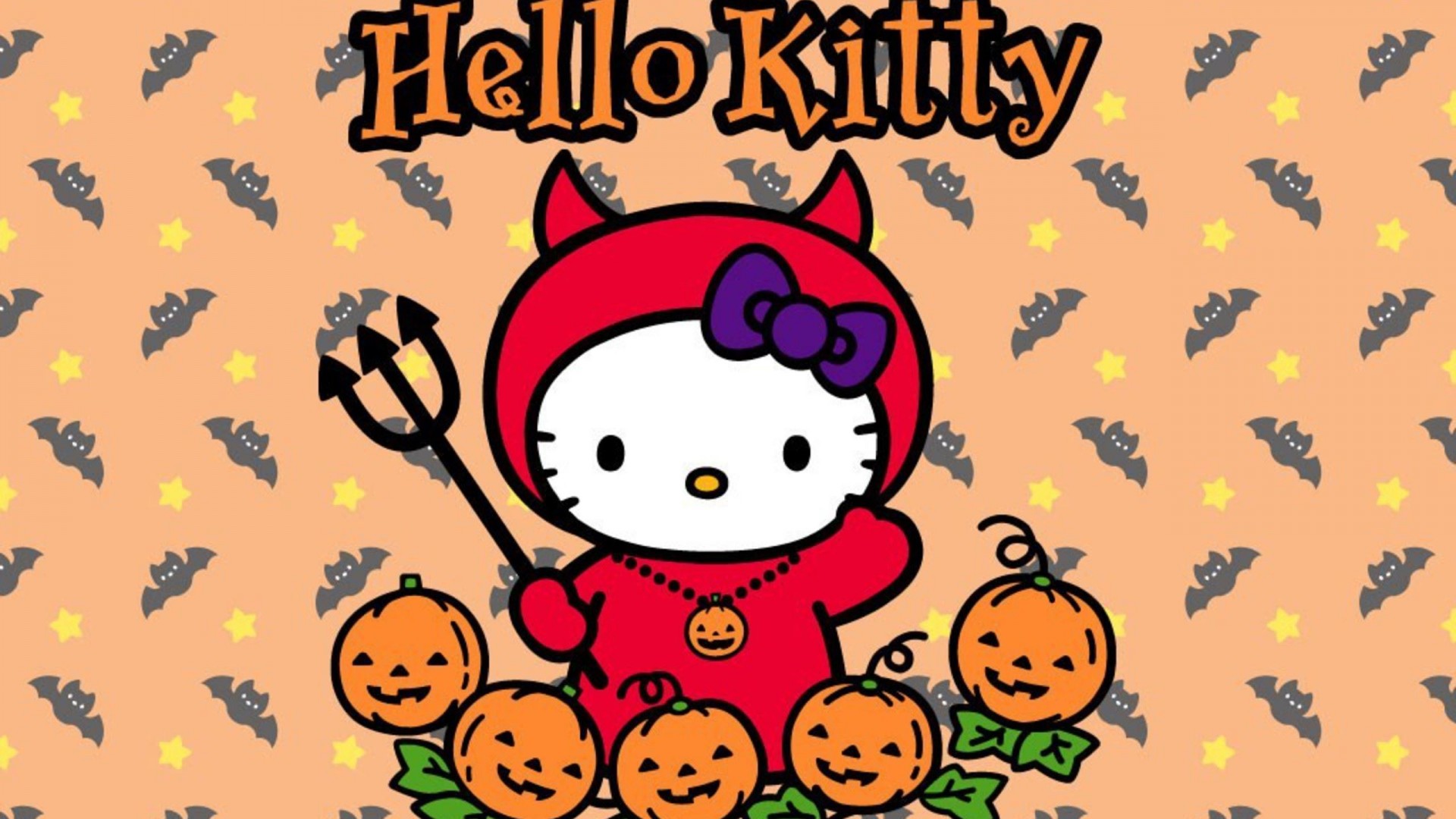 Download Free Hello Kitty Halloween Wallpapers | PixelsTalk.Net