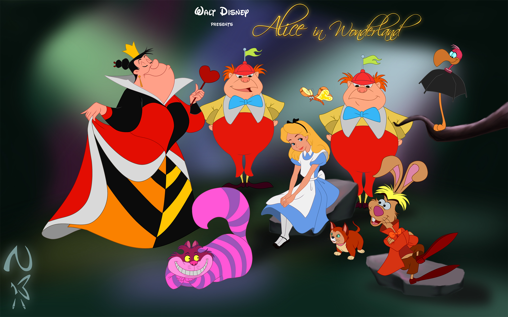 Download Free Alice in Wonderland Background PixelsTalk Net