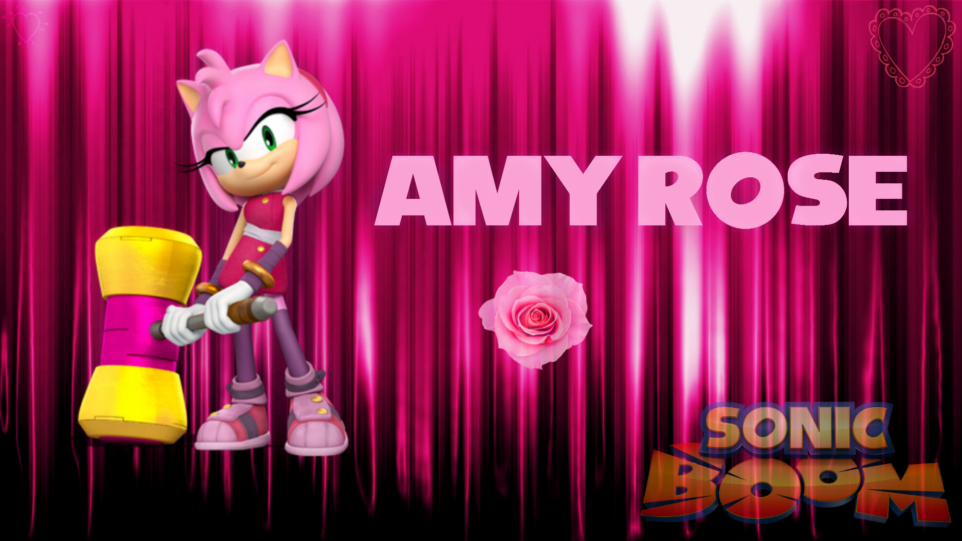 Amy Rose Images I Wonder Sonic Is Hd Wallpaper And  Sonic Con Amy Rose HD  Png Download  vhv