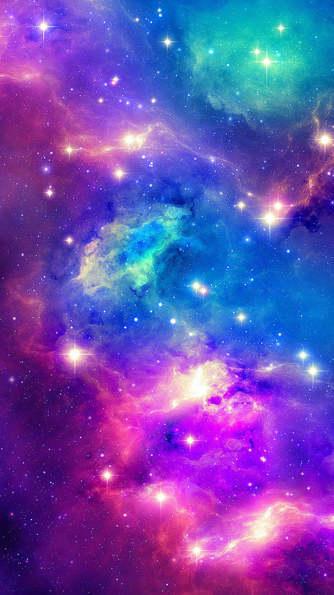 Purple Galaxy Background Computer