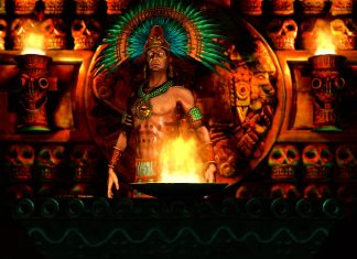 Beautiful Aztec Warrior Wallpaper.