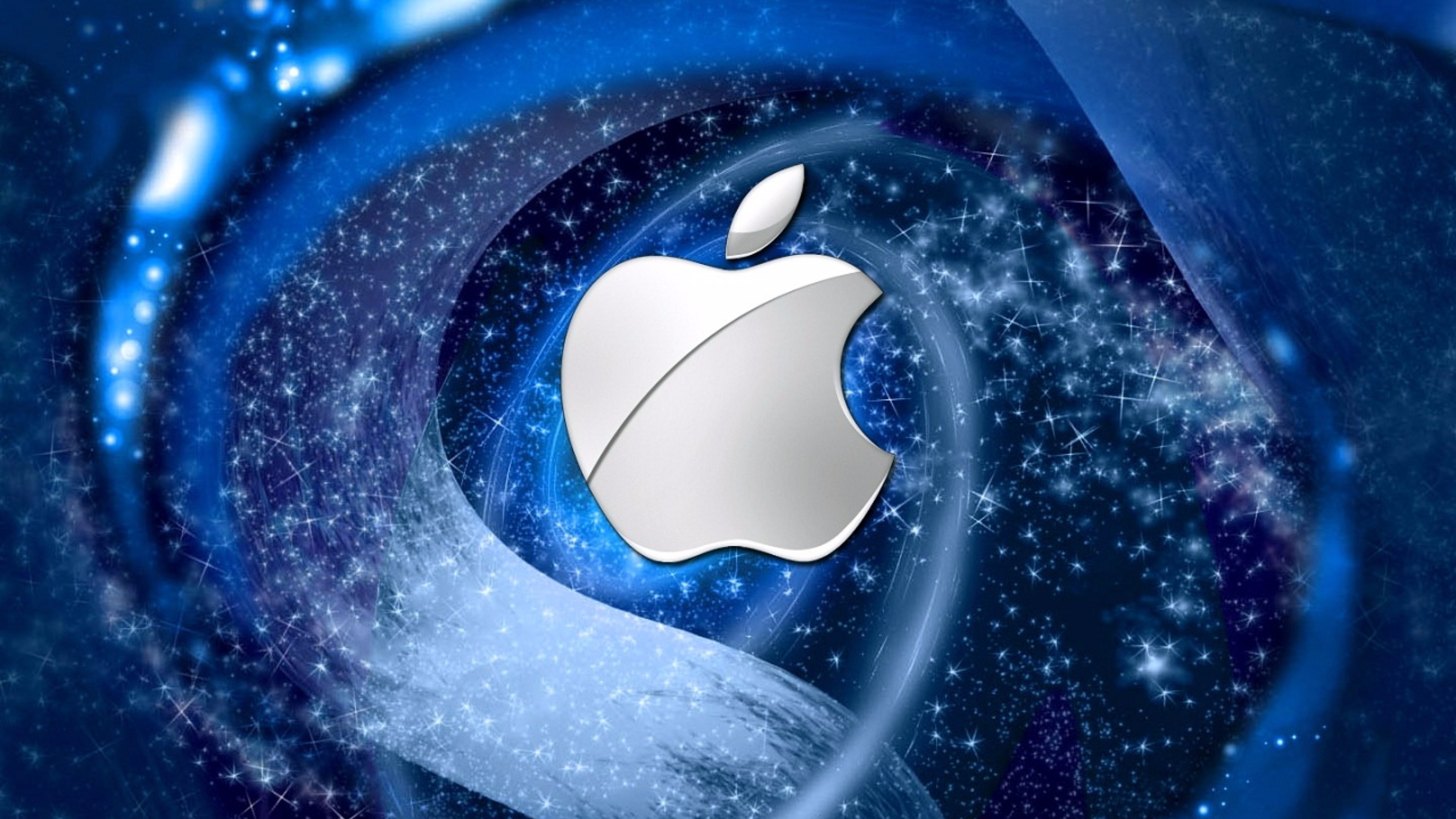 Apple blue logo Wallpapers Download  MobCup