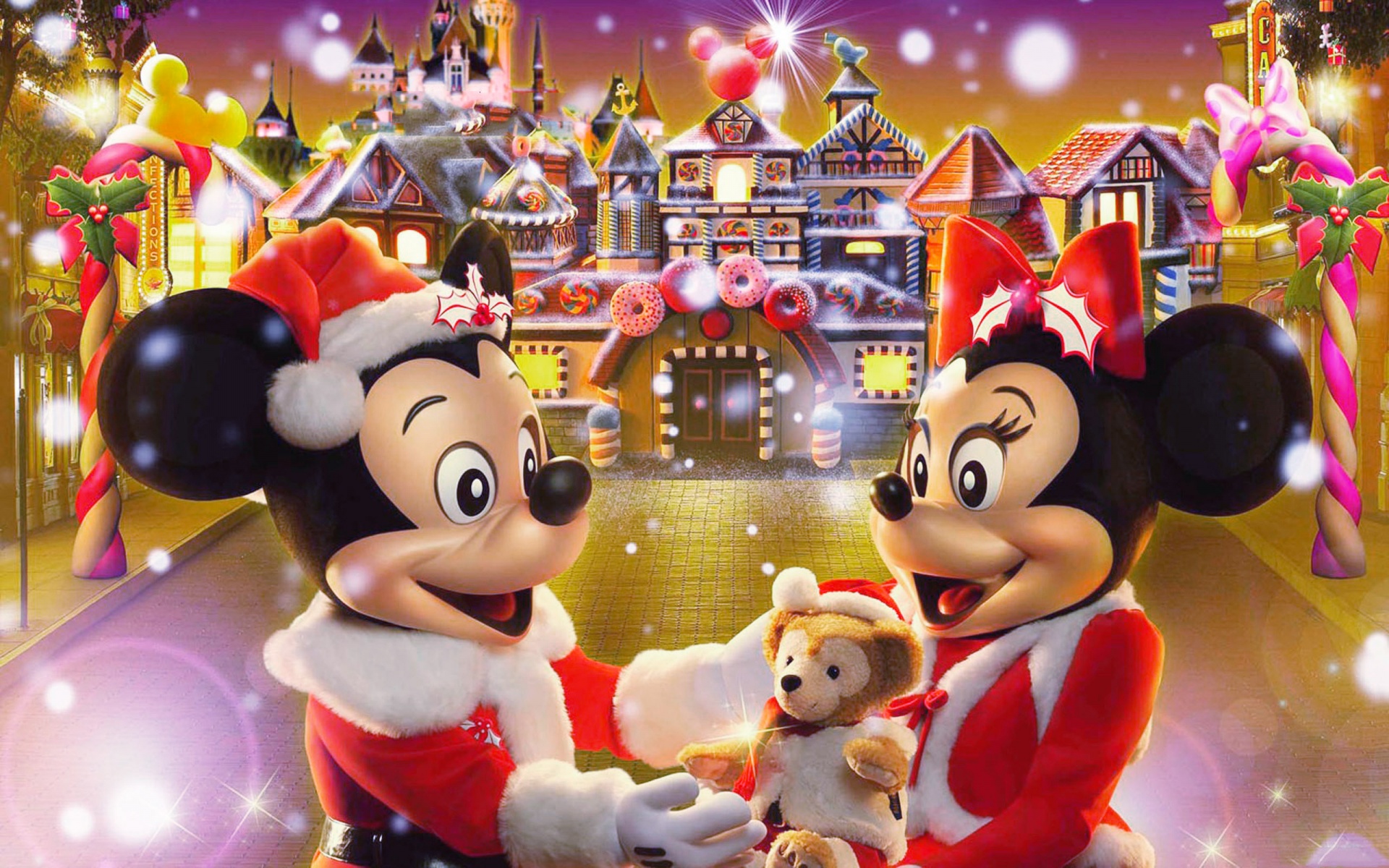 Red Disney iPhone Christmas Wallpaper  Wallpapers Download 2023
