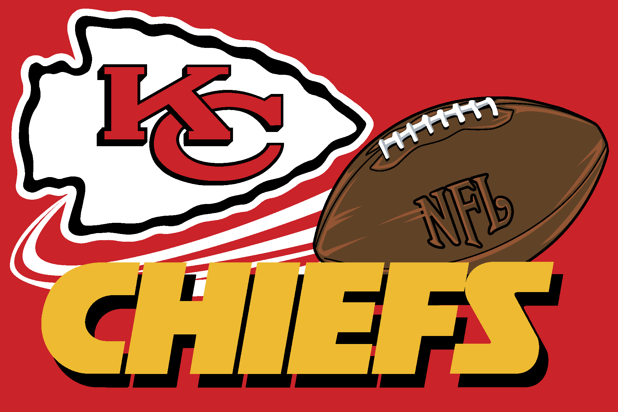 Kansas City Chiefs Logo Wallpaper | PixelsTalk.Net