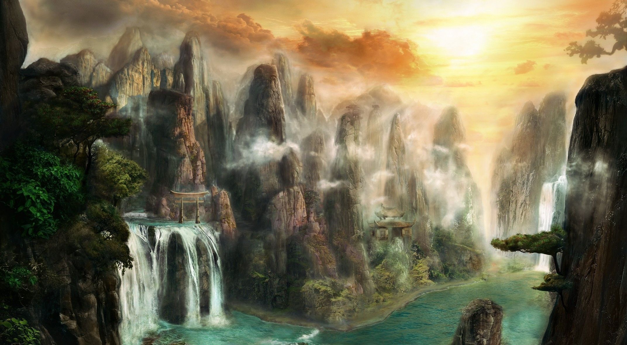hd fantasy landscape wallpapers