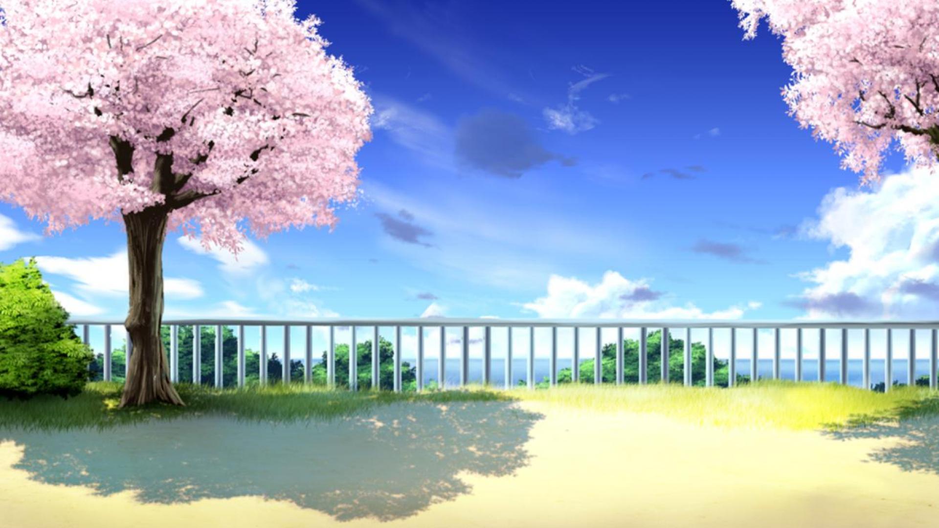 22+ Top Cherry Blossom Anime Background Easy Download | Lumegram