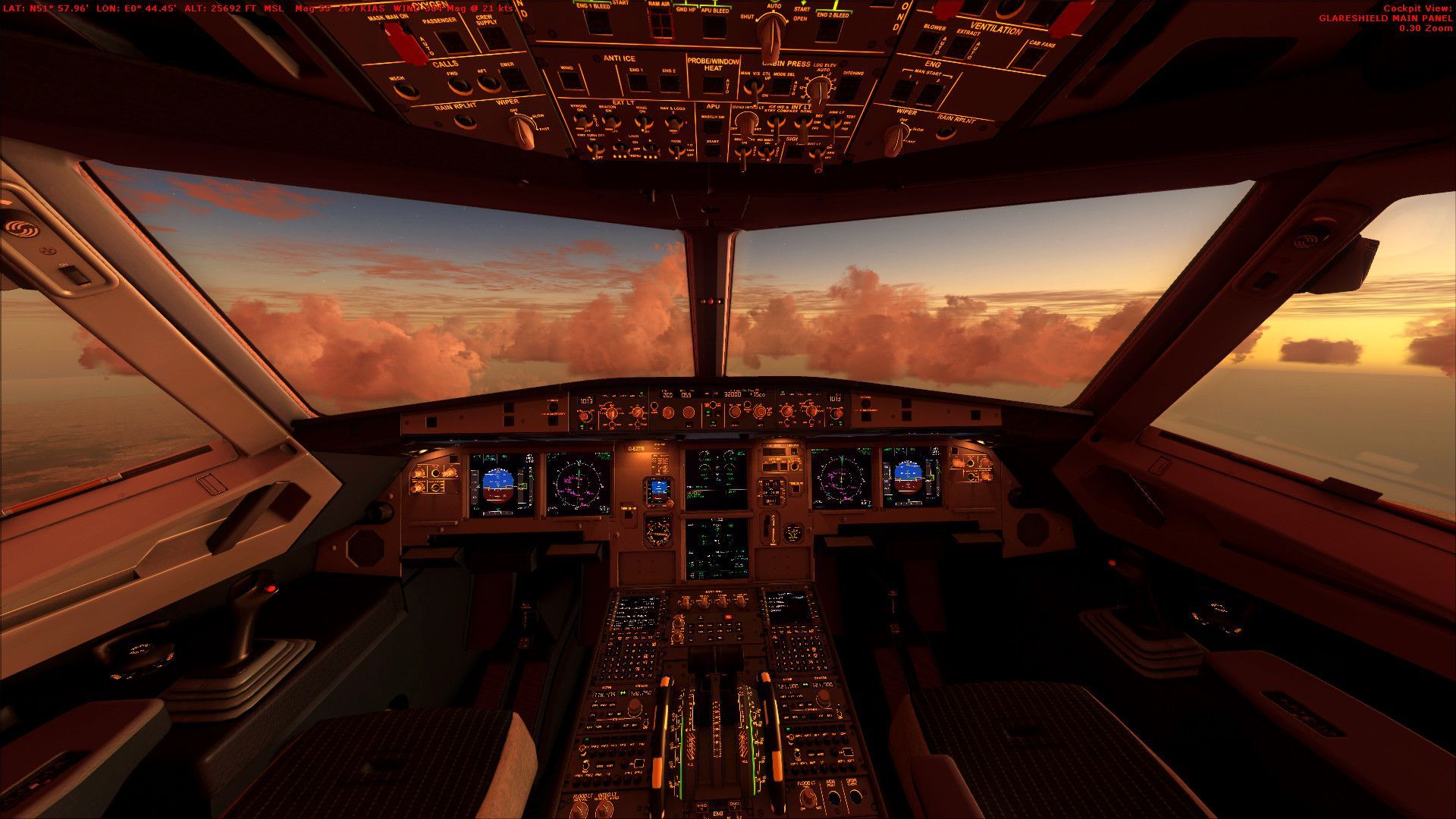 Cockpit Virtual Background
