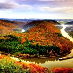 HD Autumn River Wallpaper.