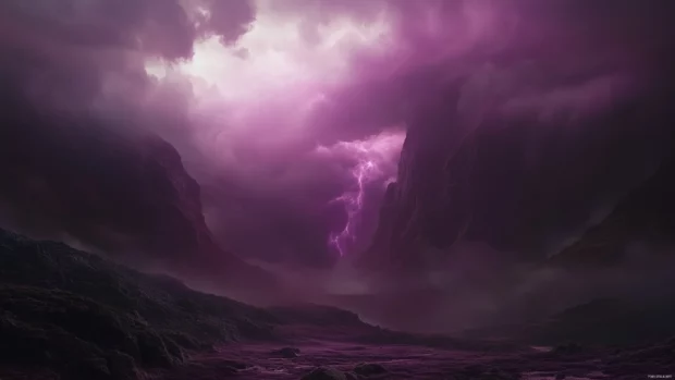 Dark purple aethectic clouds wallpaper.