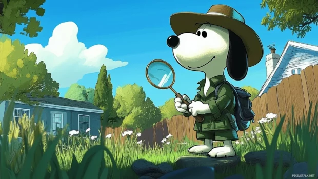 Snoopy HD Wallpaper for Desktop Windows.