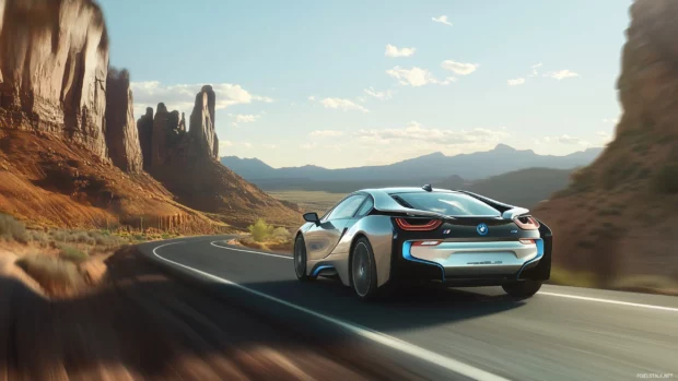 A BMW i8 HD wallpaper.