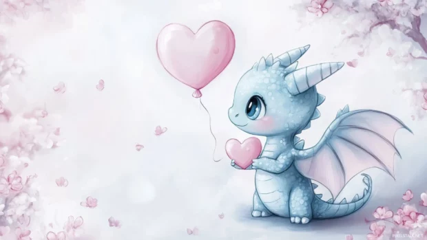 A baby dragon wallpaper.