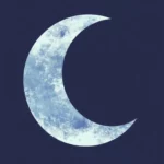 A cool simple crescent moon wallpaper.