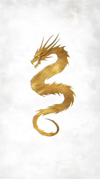 A modern Dragon iPhone wallpaper.