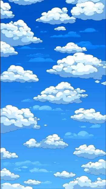 A simple blue sky wallpaper.