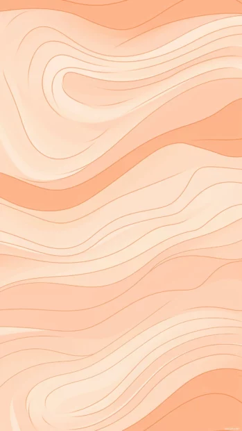 A simple, light peach colored background with a very subtle, abstract wave pattern in the center.