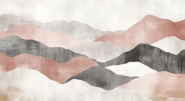 A simple wallpaper showcasing abstract brush strokes in muted tones.