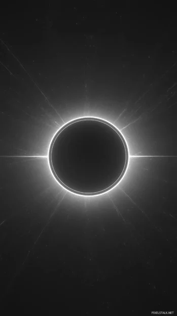 A very light gray background with a soft, glowing circle at the center.