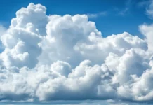 Bright white clouds HD wallpaper free download.