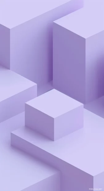 Cool purple minimalist iPhone wallpaper emphasizing simplicity and clean lines.