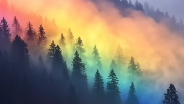 Cool rainbow backgrounds for PC Windows.