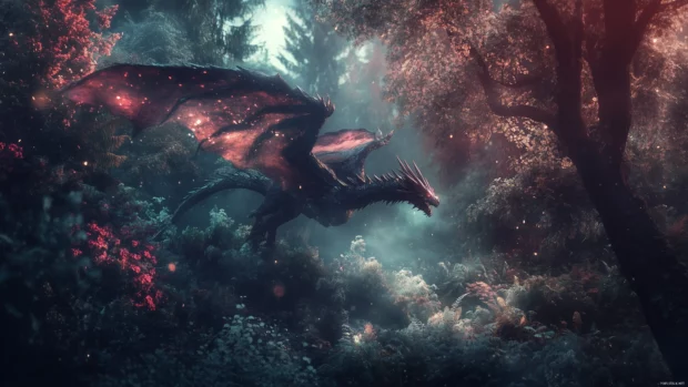 Fantasy dragon desktop wallpaper free download.