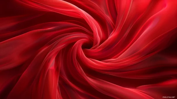 Produce an elegant background with swirling cool red textures filling the bottom half of the screen.