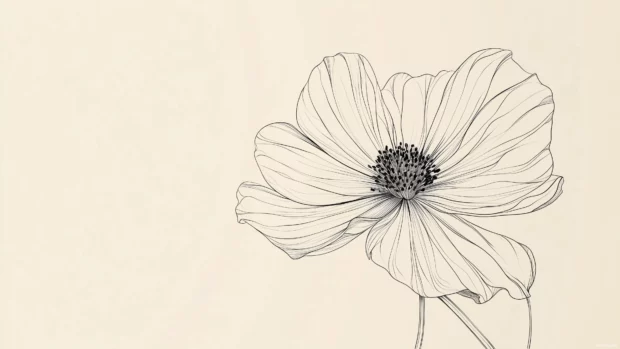 Simple Flower Wallpaper.