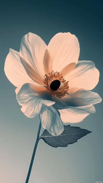 Simple Flower Wallpaper for iPhone.