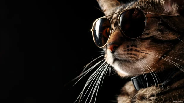 Very Cool Cat HD wallpaper.