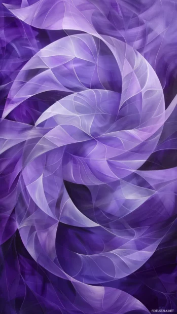 Cool purple abstract art with geometric shapes and subtle gradients for a modern look.