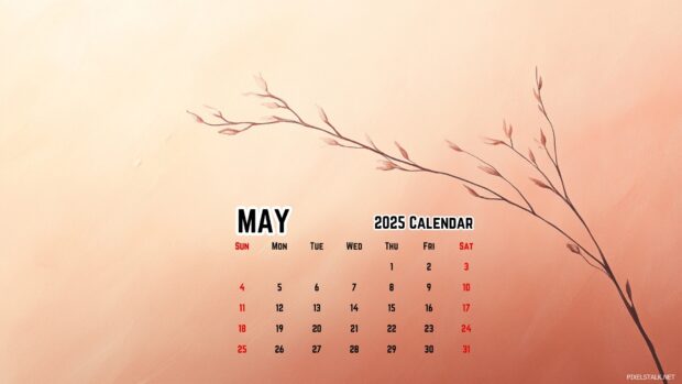 May 2025 Calendar Backgrounds High Quality.