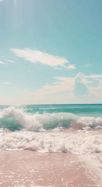 Preppy beach wallpaper, high quality photography .